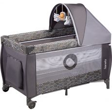 Манеж-ліжечко Lionelo Sven Plus Grey Scandi